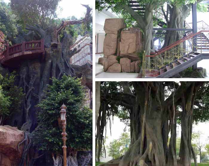 仿真榕树都适宜在哪些场所装饰呢—北京淡水河谷