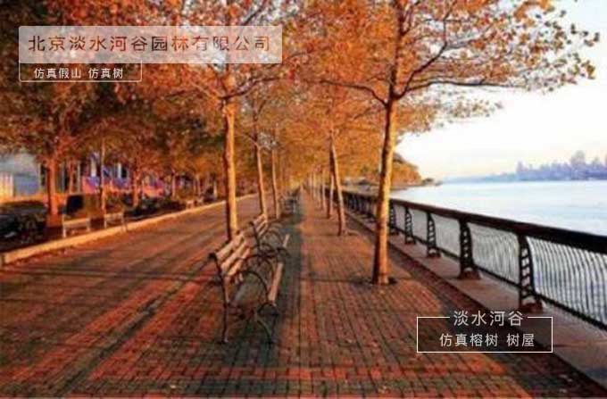 仿真枫树制作细节及优势—北京淡水河谷仿真树