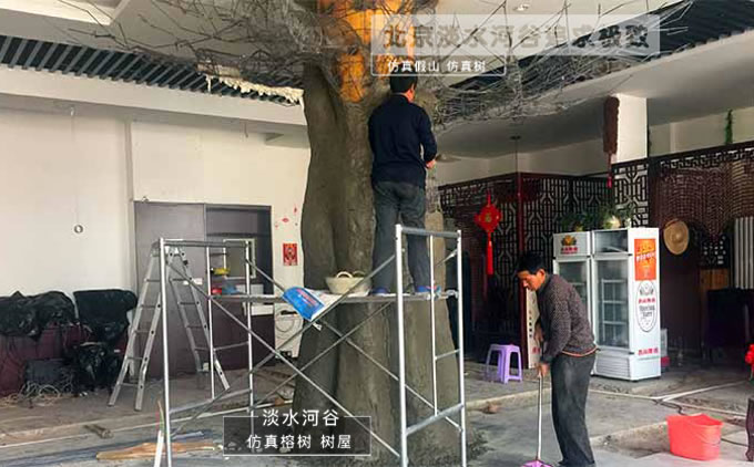 炎炎夏日来袭！淡水河谷仿真树安装施工注意事项