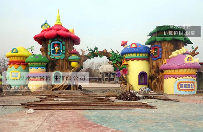 北京淡水河谷生态园大门为行业内打造镶金缀玉之作