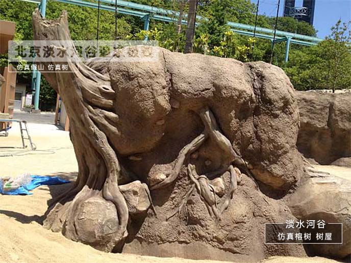 北京淡水河谷迎合市场需求打造水泥假山品牌