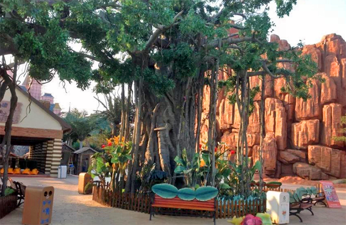 河北唐山仿真榕树制作出和真榕树一样的高端仿真榕树