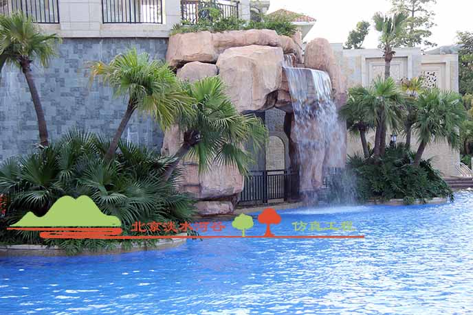 广东深圳水泥假山制作在花园小区中的实际应用及注意事项