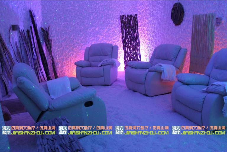 山洞盐疗馆整体制作，建造于别墅楼顶的私家高端盐疗屋
