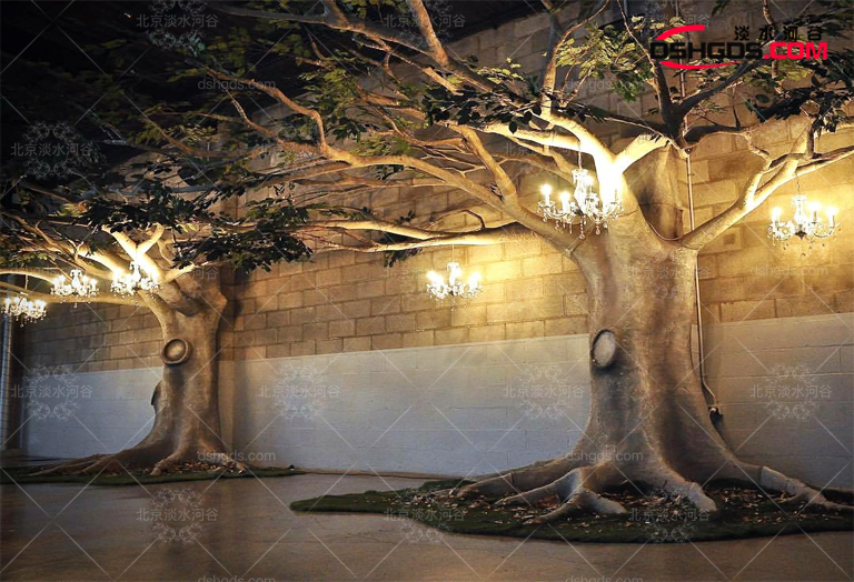 中国温泉博物馆仿真树制作工艺细谈-北京淡水河谷