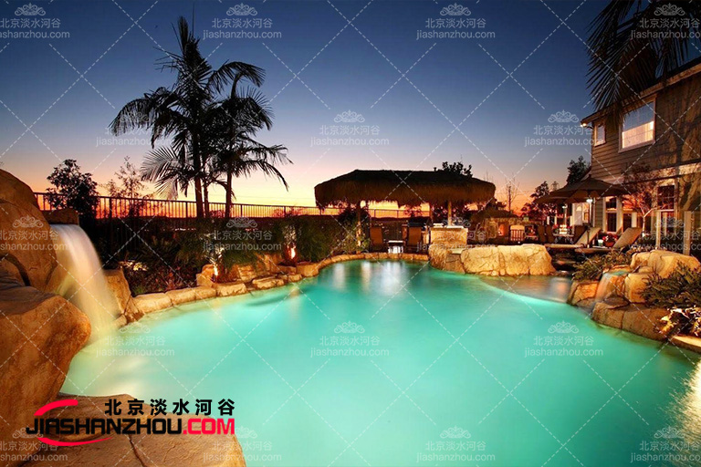 水泥直塑tcp假山在美国制作的工程案例