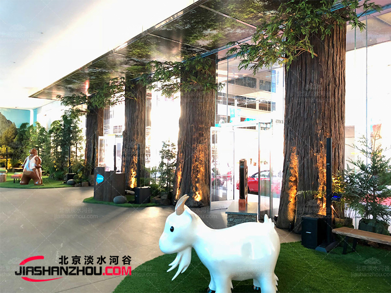 仿真树铁杉树寿命长性格致且没有淡季设计样板那叫一个妙