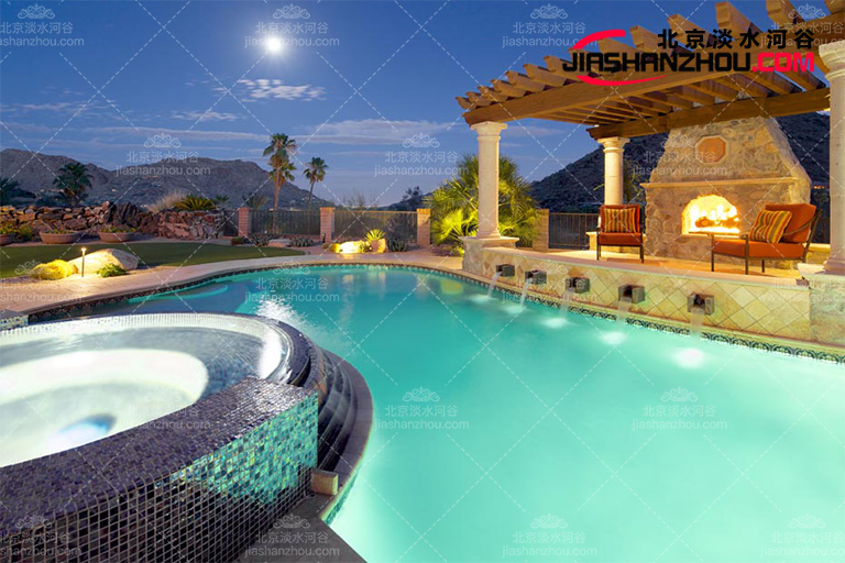 青岛维多利亚度假酒店塑石假山生态景观展现自然细腻的一面