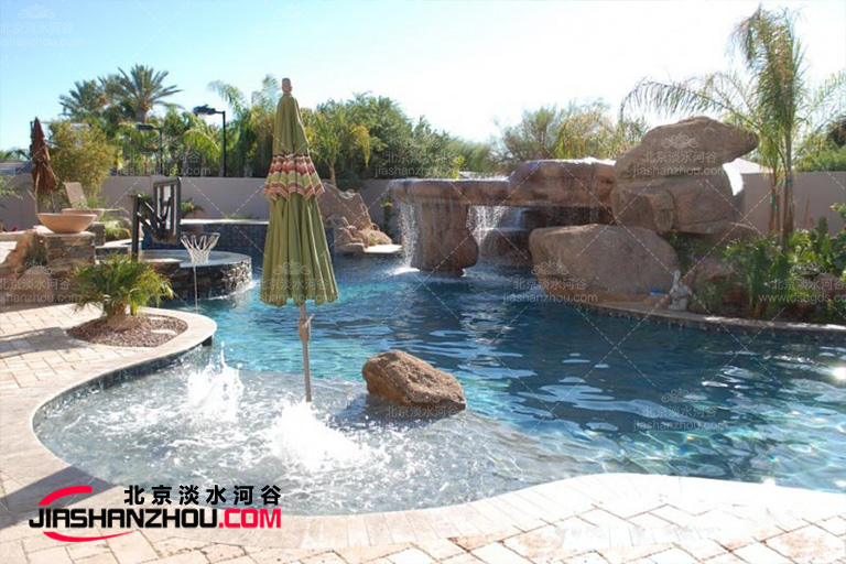 杭州千禧度假酒店塑石假山的管理和养护