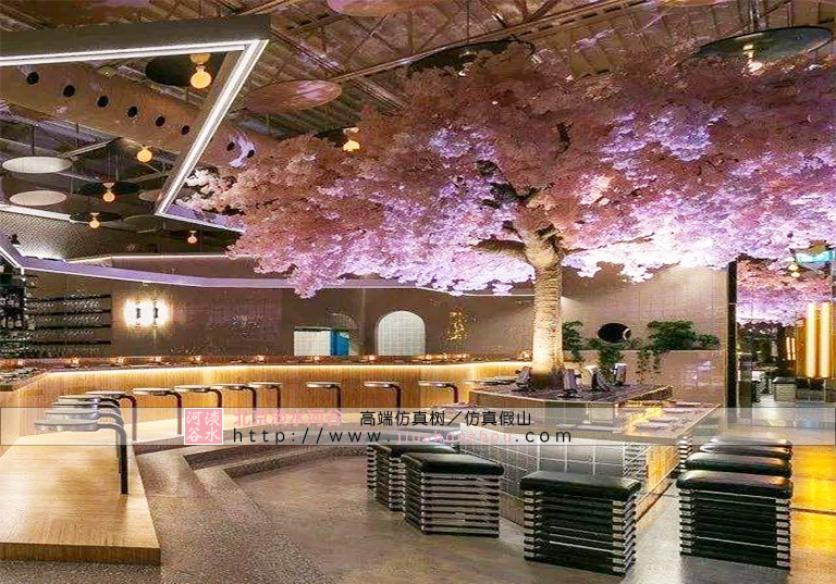 幽美又好打理的让您四季持续五彩缤纷的带花仿真树佳品