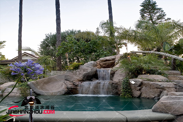 塑石假山蓬勃发展逐渐替代真正的石山