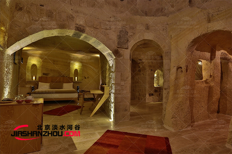 法国乡村f 格的洞穴酒店设计