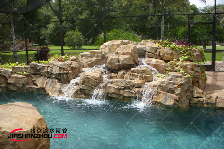 北京施工团队水泥直塑tcp塑石假山定制效果显