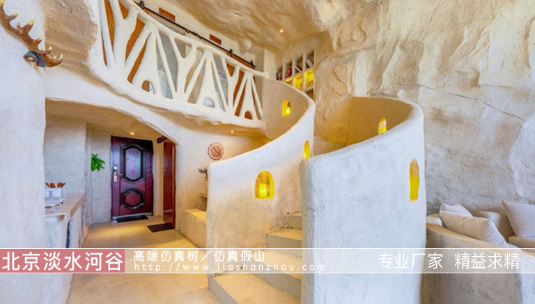仿真山洞酒店装饰多少钱一平米