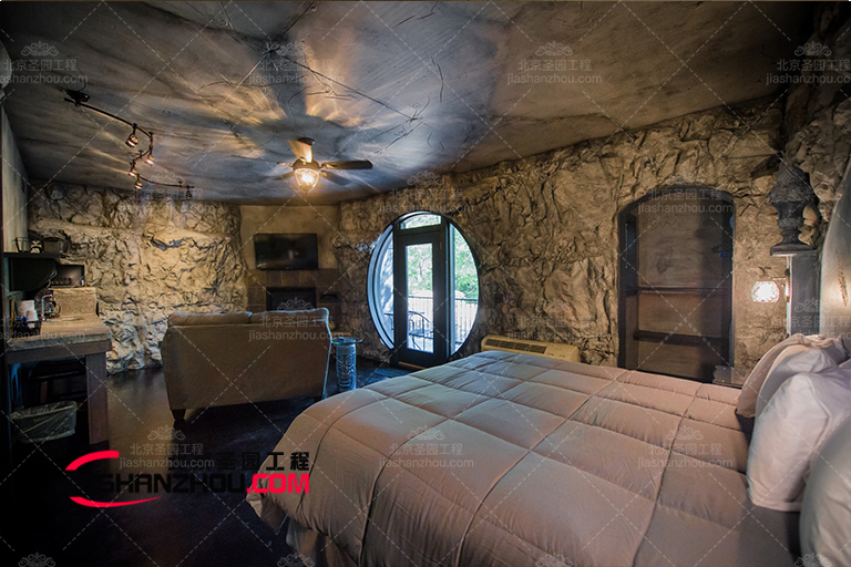 美的仿真山洞别墅酒店室内设计图大全