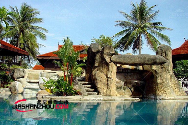 宜春tcp塑石假山设计制作厂家创意园林假山工程