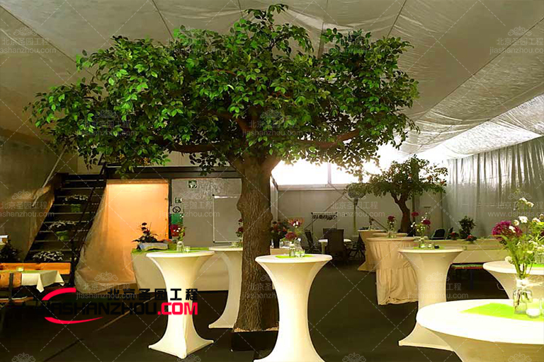 用致仿真树改造室内外案例小空间也有“仿真树花园梦”