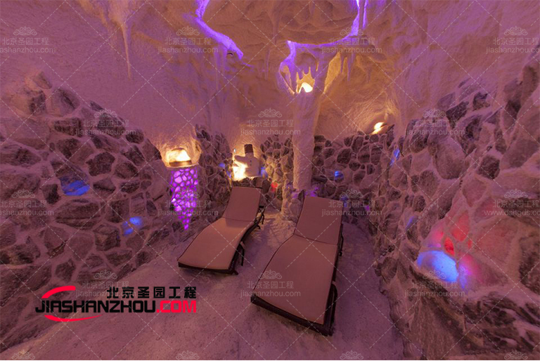 湖南岳阳盐砖房安装-用盐打造的新型汗蒸房