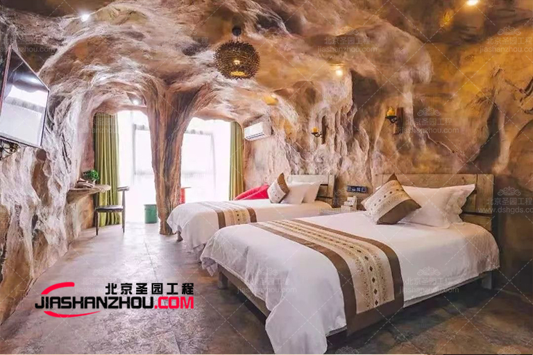 特色人造窑洞民宿打造品窑洞民宿样板房