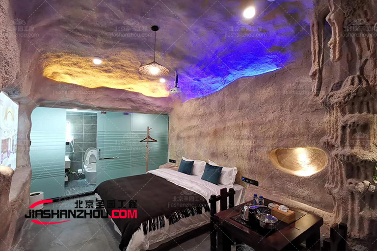 云南滇池璞隐仿真山洞酒店尽显当代时尚f 格