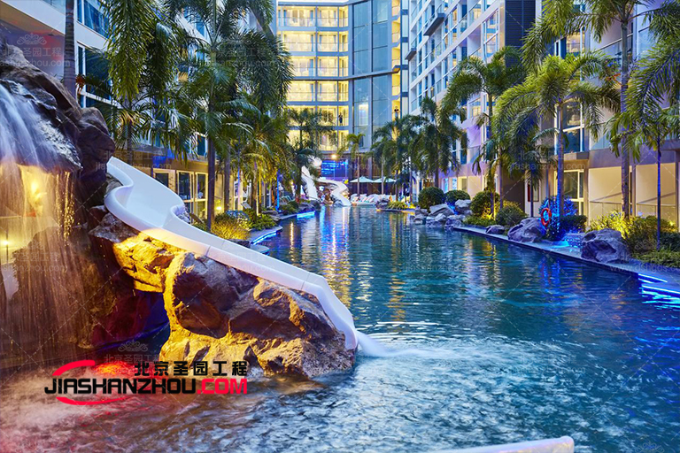 安徽浩然国际花园塑石假山景观设计画廊欣赏