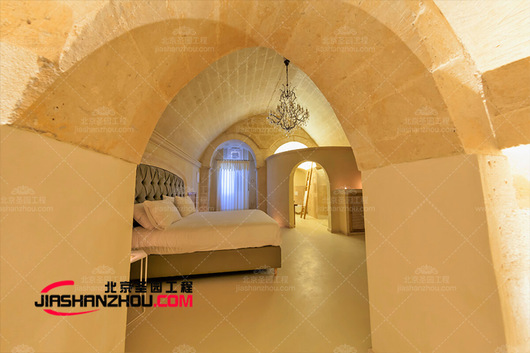 北京厂家的仿真天然窑洞酒店具有经典优雅的魅力