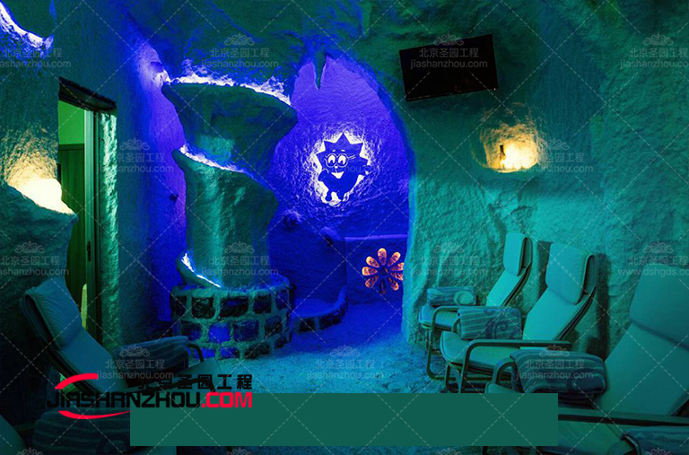 欢迎来到北京厂家的儿童洞穴式盐疗房盐壁灯创意画廊