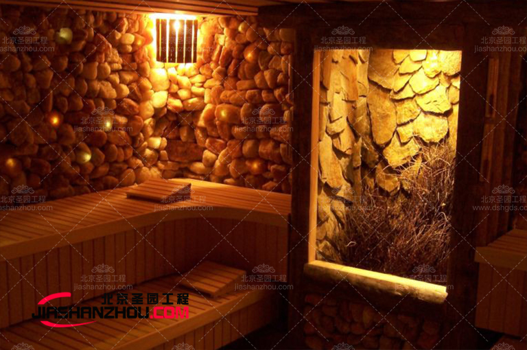 全球f 格盐壁灯是现代f 格洞穴主题盐疗别墅设计的爱