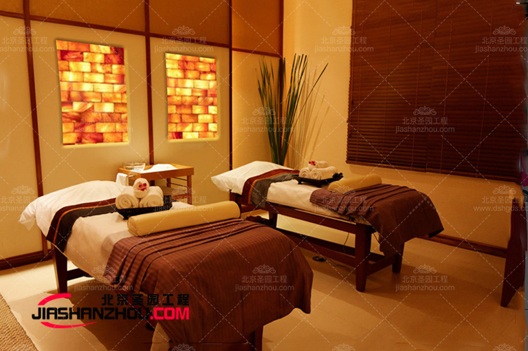 经典简约f 格为养生盐疗酒店带来舒适和温馨的感觉