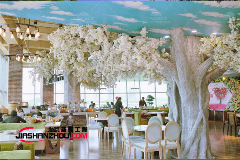 家居浴室 厨房 客厅仿真树装饰理念- 致 色彩丰富