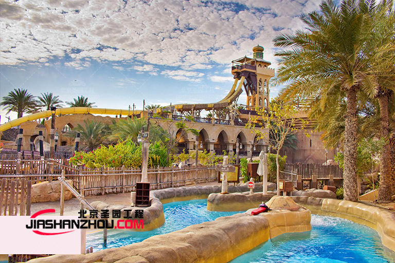 北京环球度假区塑石假山景观水池设计