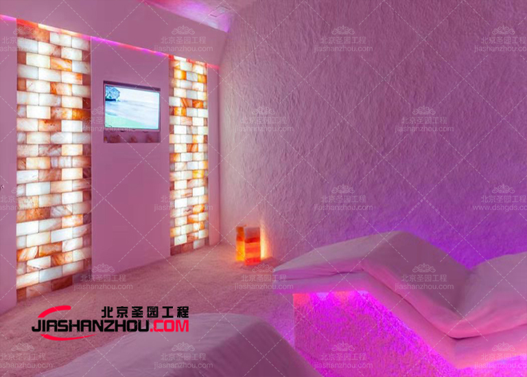 洞穴主题盐疗别墅整体外观设计不仅丰富而且非常温馨