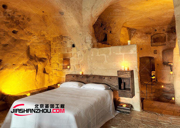 高颜值仿古洞穴主题酒店装饰设计图片欣赏