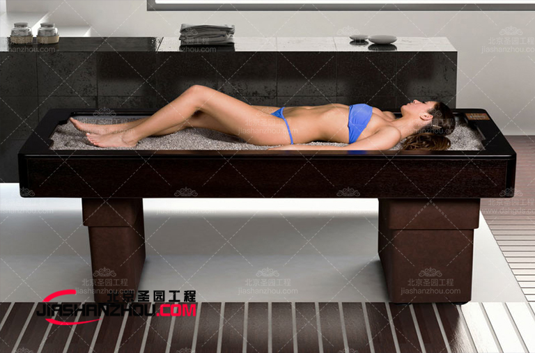 仿真盐洞酒店为什么必须搭配盐疗床​ 盐疗床的功效和尺寸