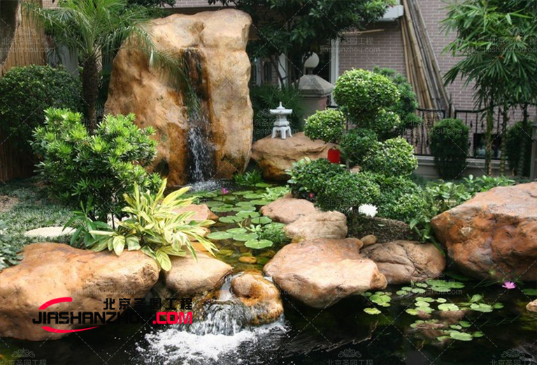 水泥塑石假山景观能长久使用的关键点及应用范围