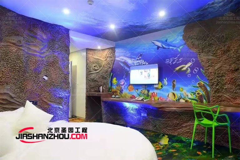 贵阳白云区仿古山洞酒店悠闲度假f 装饰装修设计制作