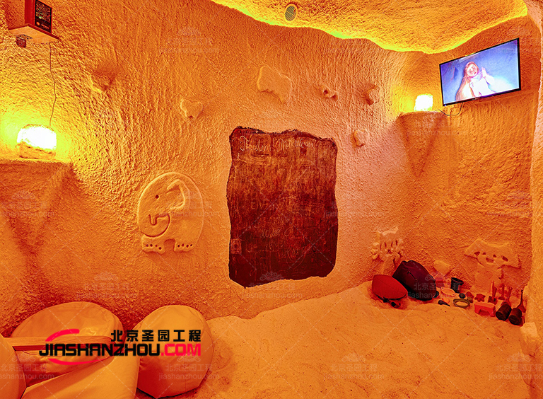 人工仿天然盐洞酒店设计具有强烈而优雅的外观