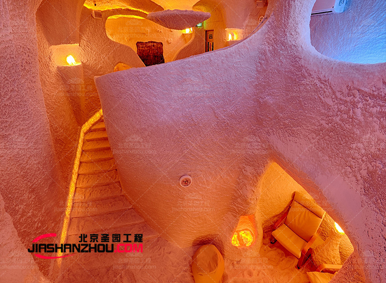北京昌平仿自然洞穴盐疗房有多种设计 形状和颜色可供选择
