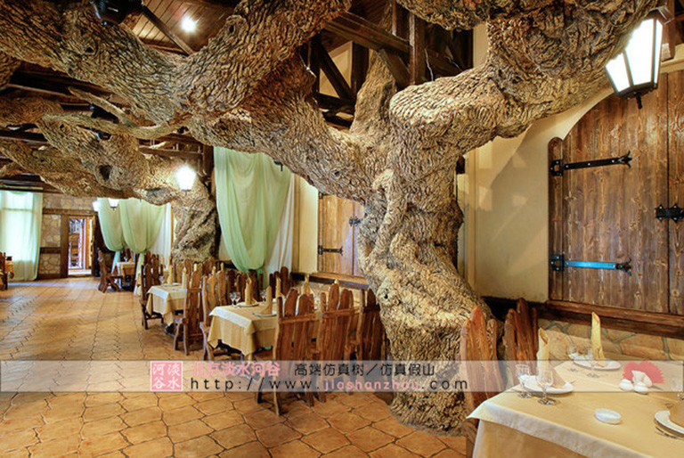 生态餐厅适合哪些仿真树类型？生态餐厅仿真树用什么材质好？