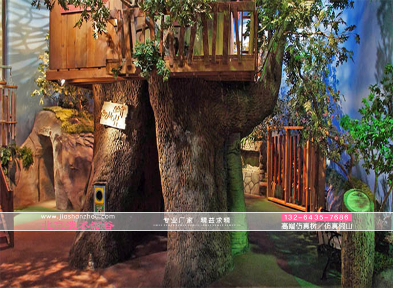 仿真树在人造植物绿化中发挥着重要的作用