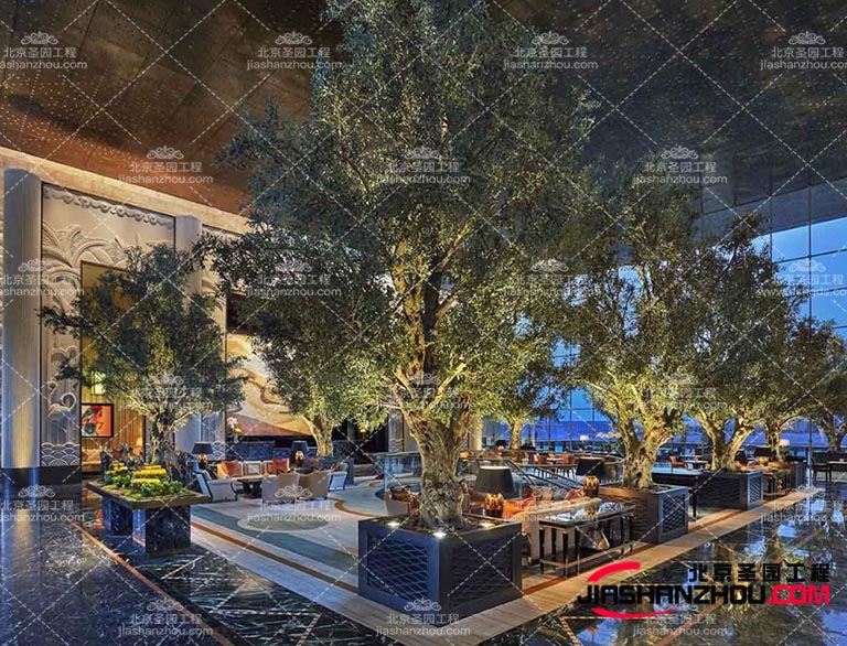 仿真树生态餐厅的建造颇有一番趣味