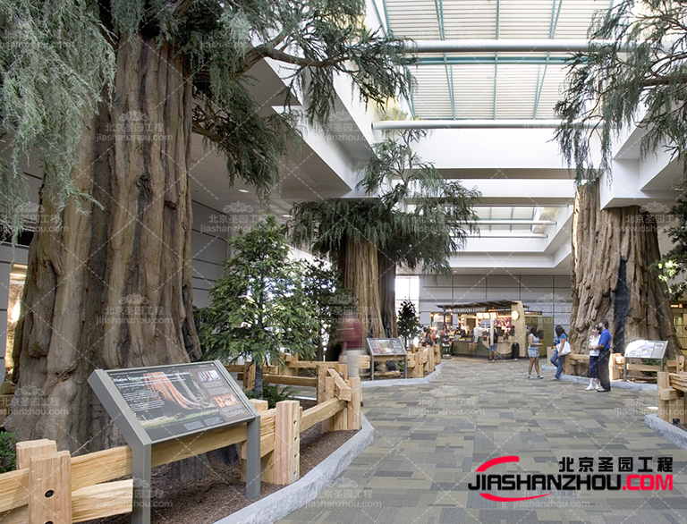 仿真树通过正确的选择和搭配，仿真树可以创造出一个致的环境