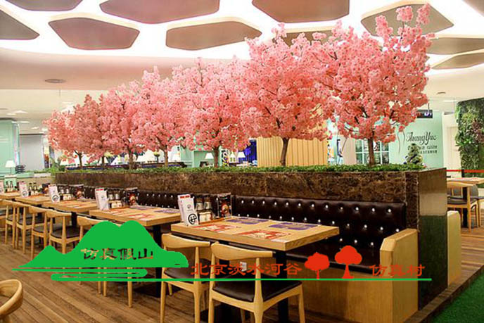 园林景观造景 别墅花园室内外仿真树布置 庭院装饰摆件