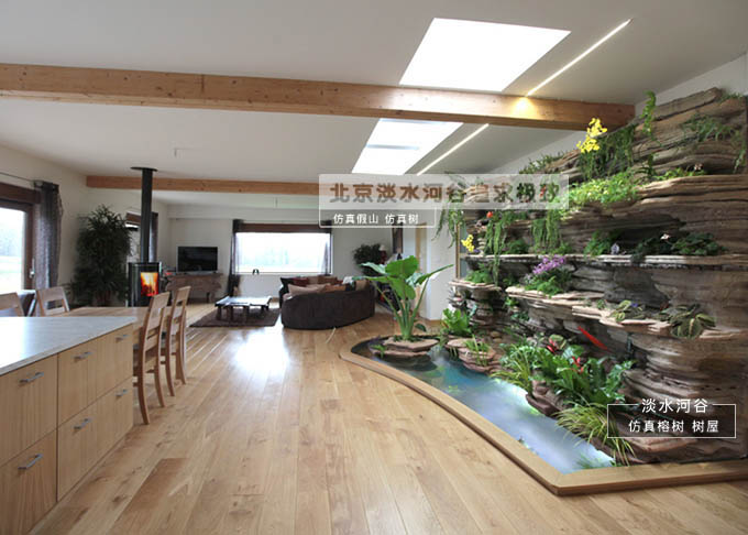 假山流水 塑石假山景观制作 图片大全