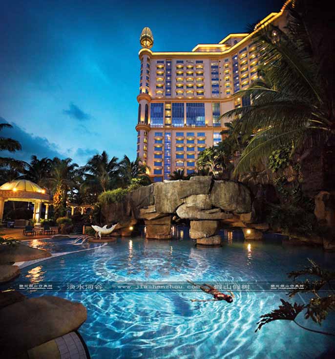 武冈市塑石假山设计价格 多年假山制作厂家