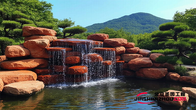 佛山用水泥做假山鱼池 专注水泥假山鱼池工程可定制