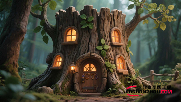 杭州创新仿真树小屋制作代表了一种与自然和谐共生的生活方式