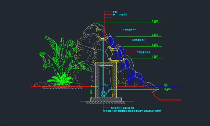 塑石假山施工图