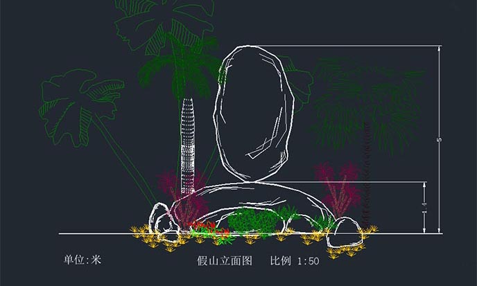 塑石假山施工图