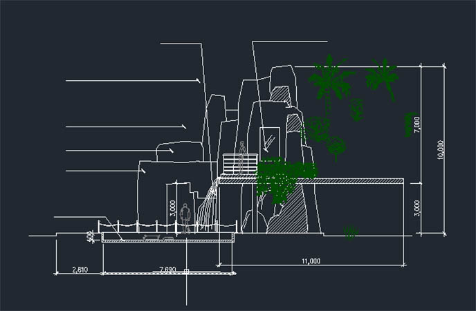 仿真假山施工图